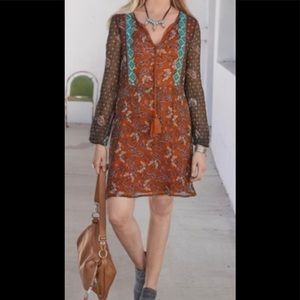 Sundance paisley print dress size XXL